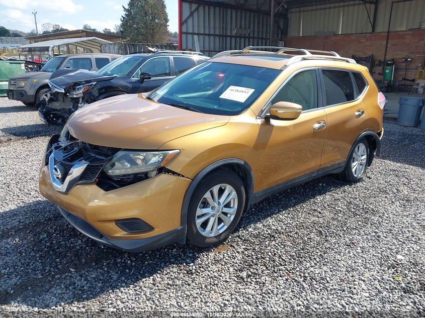 Vin: 5n1at2mt6ec770040, lot: 46885240, nissan rogue sv 20142