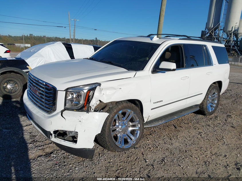 2018 GMC Yukon Slt, Left Front, IAAI, VIN 1GKS2BKC6JR126578 — photo 2