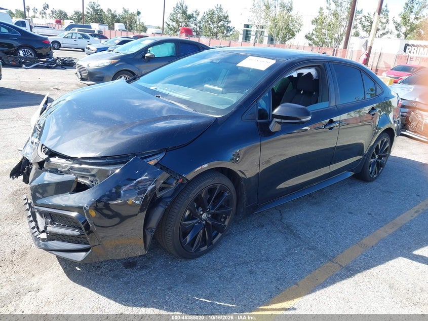 Vin: 5yfs4mce7mp092019, lot: 46885367, toyota corolla se nightshade edition 20212