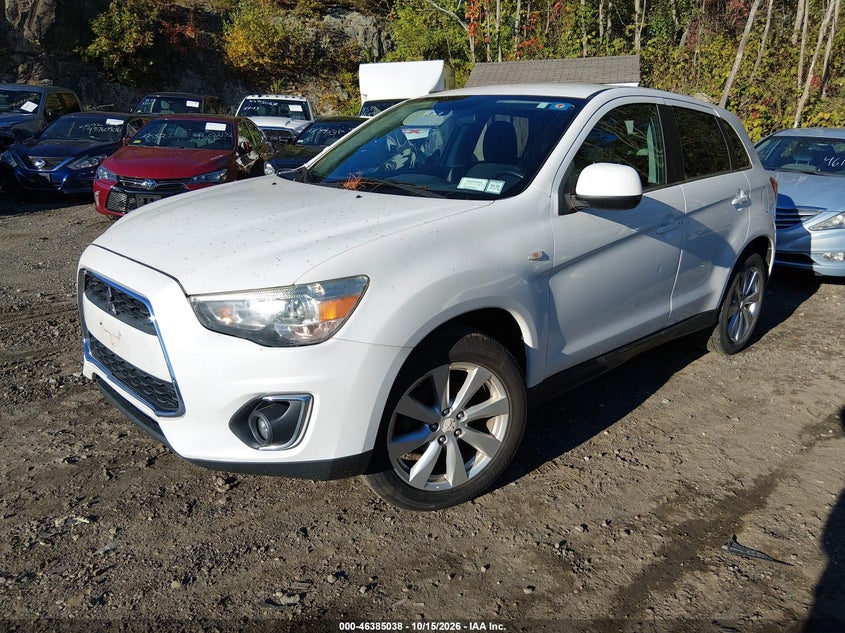 Vin: 4a4ap4au2ee032380, lot: 46885385, mitsubishi outlander sport se 20142