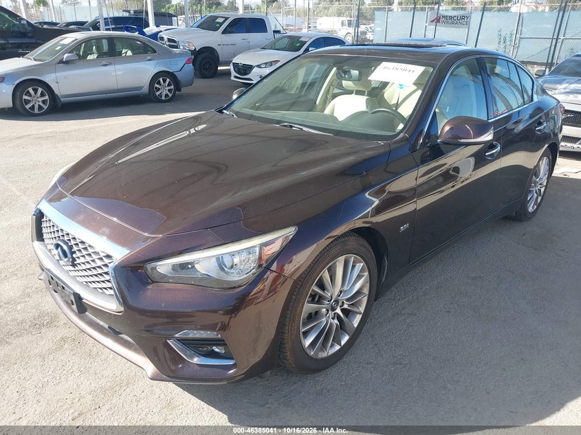 Vin: jn1ev7ap8km511837, lot: 46885388, infiniti q50 3.0t luxe 20192