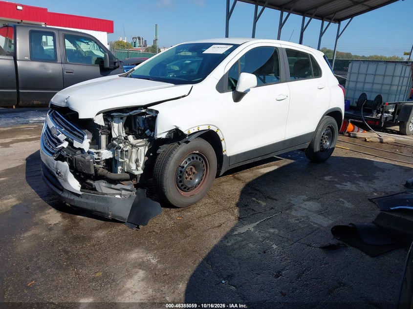 Vin: kl7cjksb0gb584089, lot: 46885406, chevrolet trax 1ls 20162