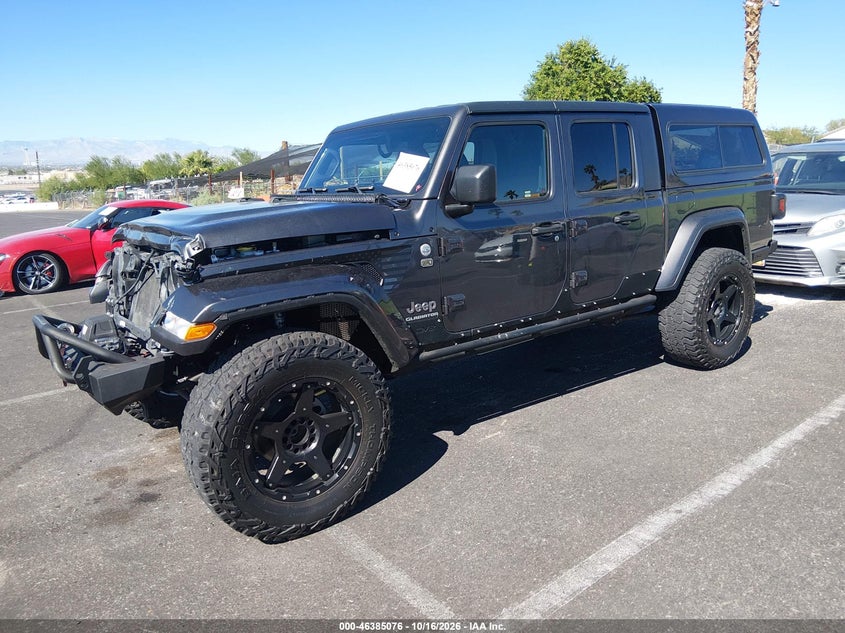 2020 Jeep Gladiator North Edition 4X4, Front End, IAAI, VIN 1C6HJTFG1LL172442 — photo 2