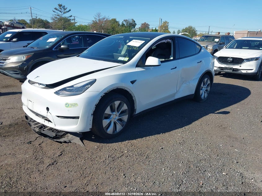 Vin: 7saygdee9na012795, lot: 46885460, tesla model y long range dual motor all-wheel drive 20222