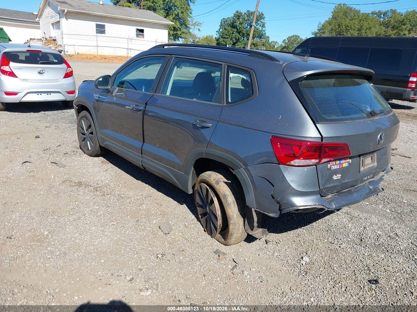 Vin: 3vvcx7b28nm091427, lot: 46885470, volkswagen taos s 20223