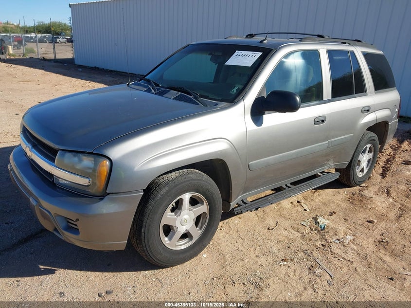 2005 Chevrolet Trailblazer Ls, Обычный износ, IAAI, VIN 1GNDS13S952121403 — фото 2