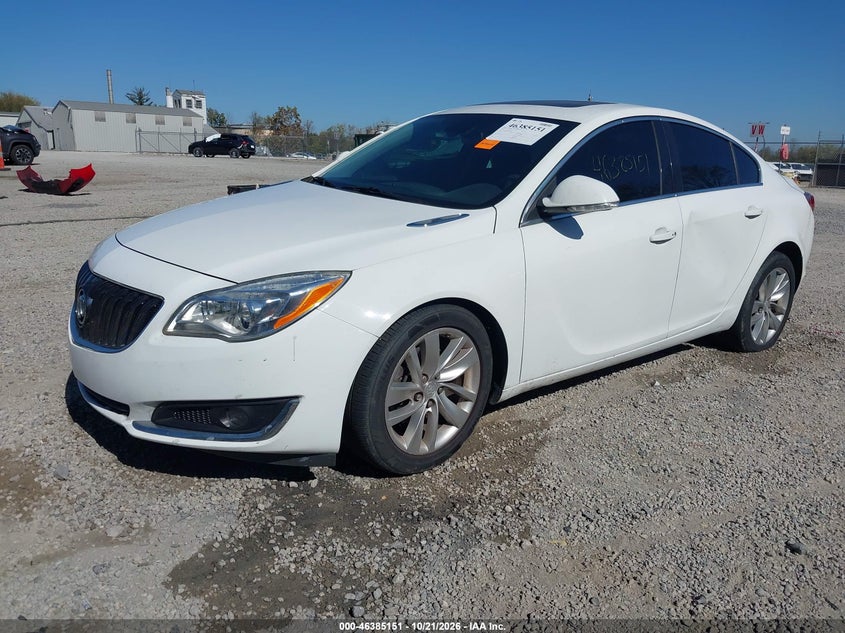 Vin: 2g4gs5gx6g9109342, lot: 46885498, buick regal turbo premium ii 20162