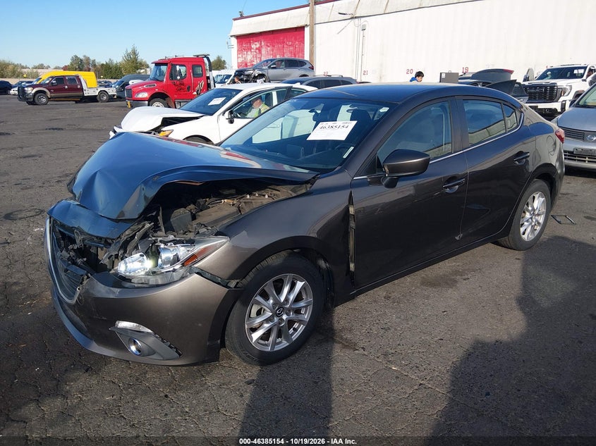 2015 Mazda Mazda3, Front End, IAAI, VIN 3MZBM1V72FM160036 — photo 2
