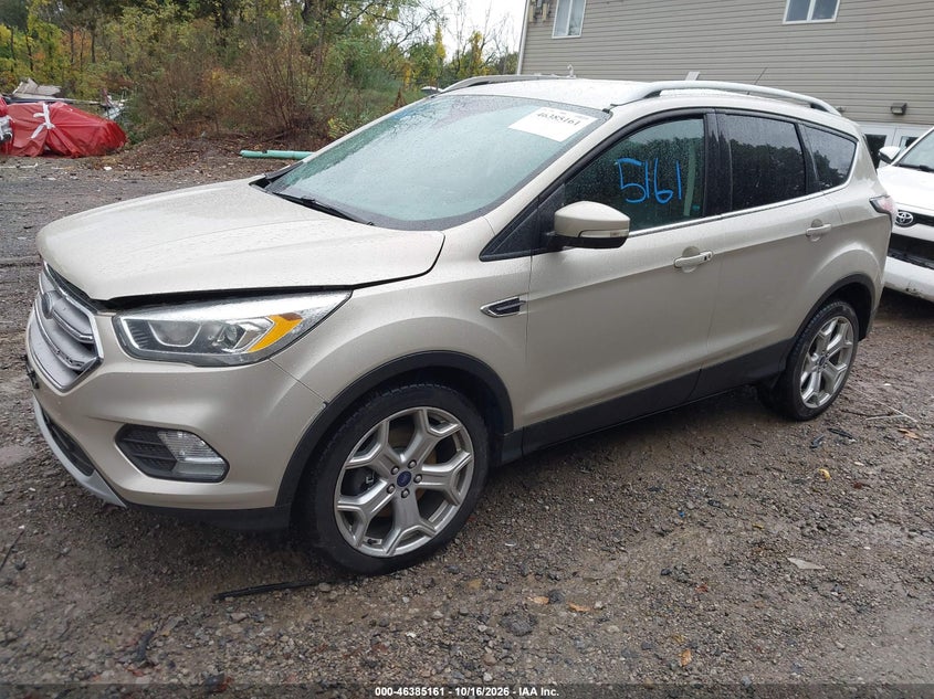 Vin: 1fmcu9j95hua92970, lot: 46885508, ford escape titanium 20172
