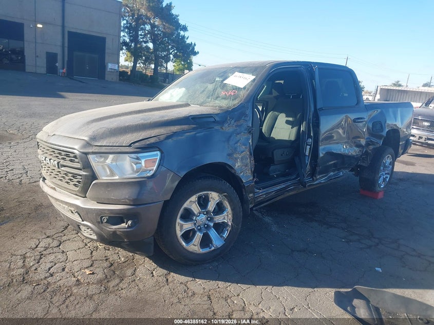 Vin: 1c6srfft3nn343762, lot: 46885509, ram 1500 big horn  4x4 5'7 box 20222