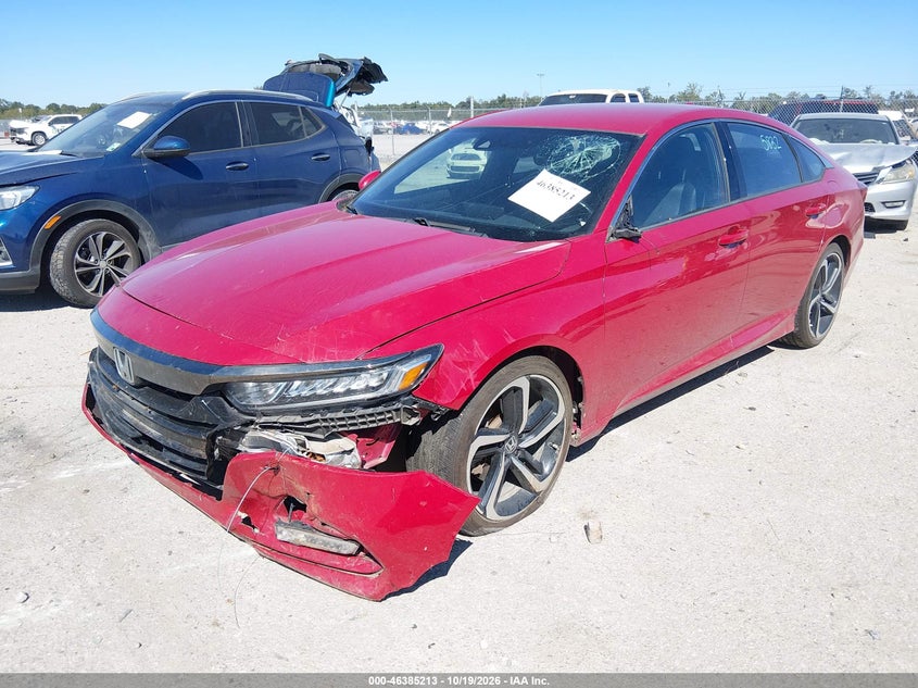 Vin: 1hgcv1f33ka144386, lot: 46885560, honda accord sport 20192