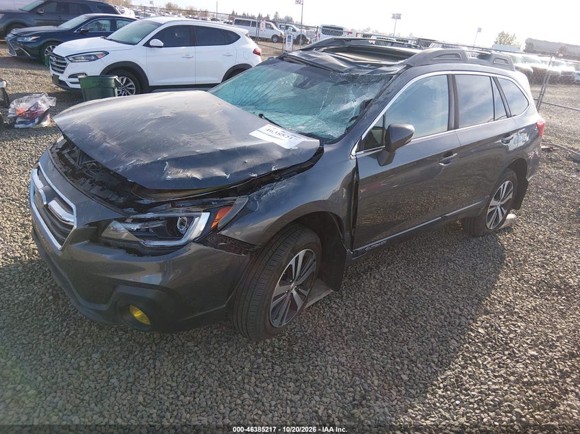 2018 Subaru Outback 2.5I Limited, По кругу, IAAI, VIN 4S4BSANC6J3302478 — фото 2