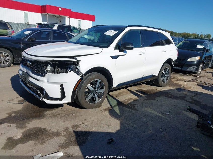 Vin: 5xyrl4lc1mg017644, lot: 46885565, kia sorento s 20212