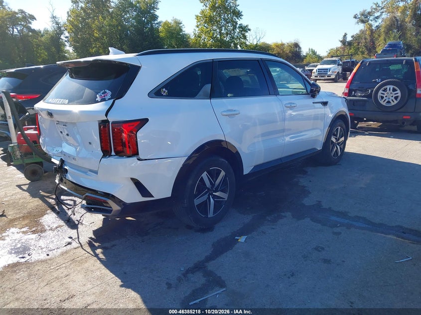 Vin: 5xyrl4lc1mg017644, lot: 46885565, kia sorento s 20214