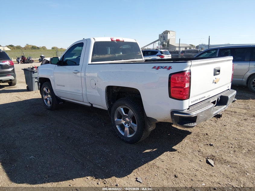Vin: 1gcnkrec0gz414165, lot: 46885569, chevrolet silverado 1500 1lt 20163