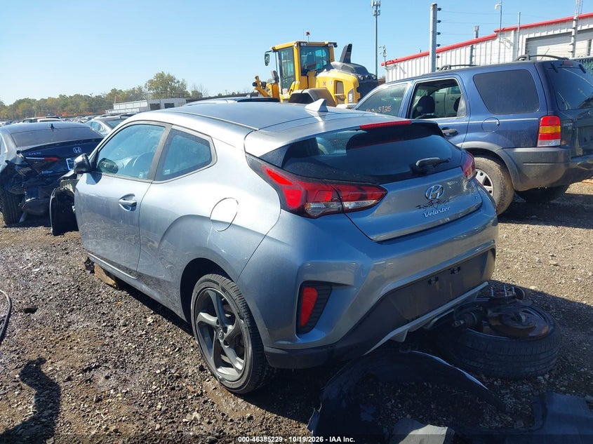 Vin: kmhtg6af6ku018265, lot: 46885576, hyundai veloster 2.0 20193