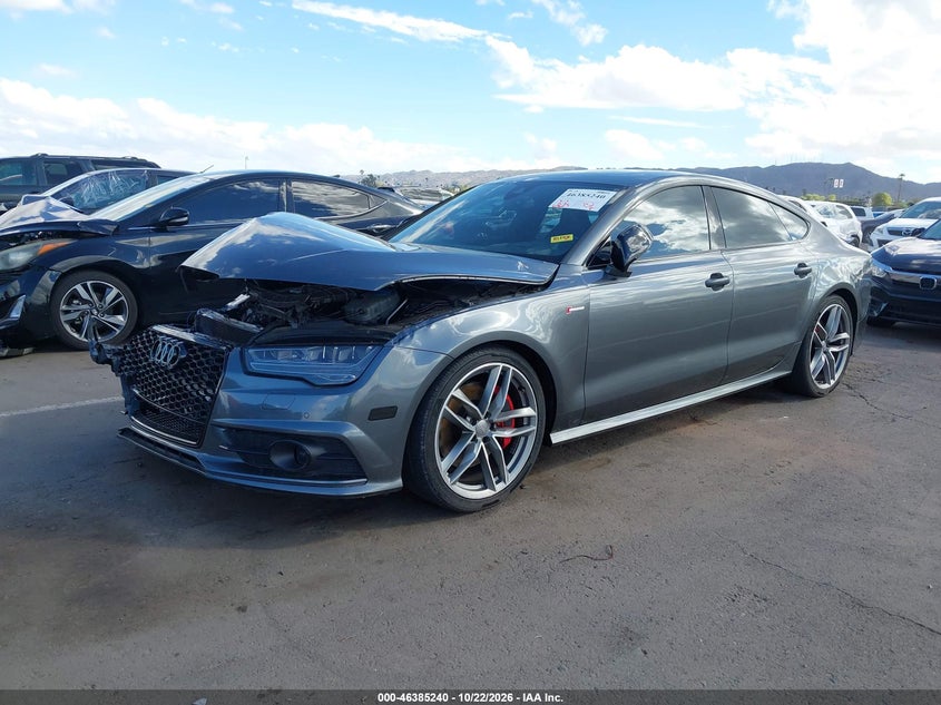 Vin: wau23afc2jn076618, lot: 46885588, audi a7 3.0t premium plus 20182