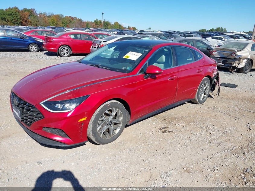 Vin: 5npef4ja5lh018665, lot: 46885589, hyundai sonata sel 20202