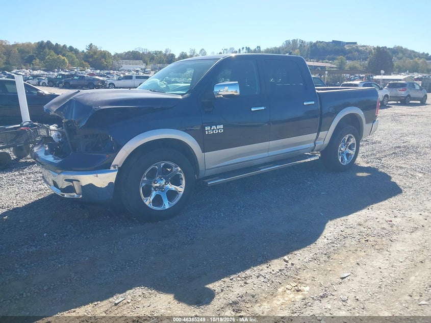 2016 Ram 1500 Laramie, Front End, IAAI, VIN 1C6RR7NG4GS288994 — photo 2