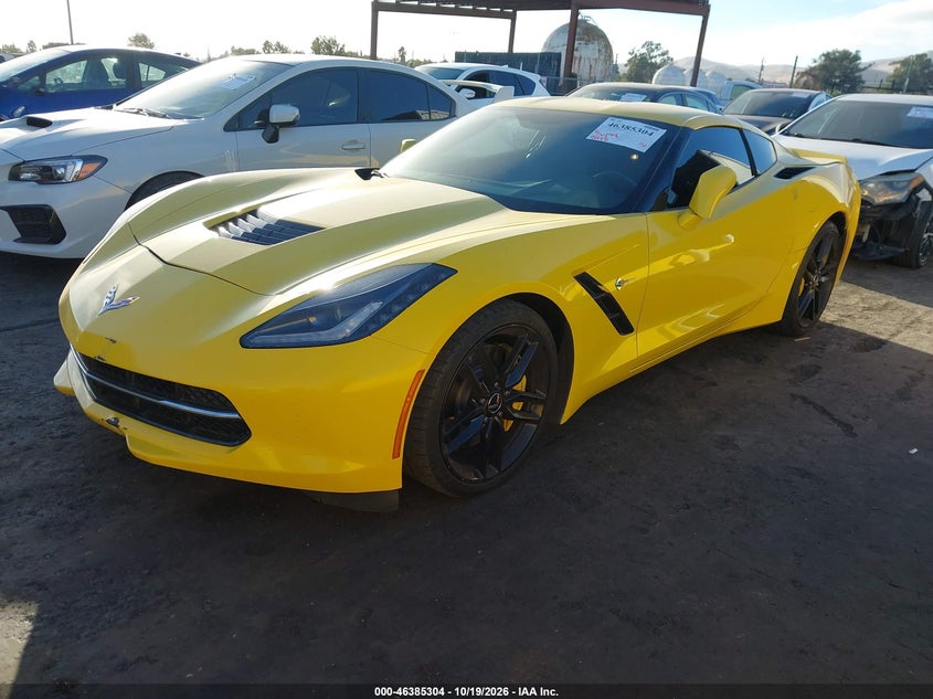 Vin: 1g1yj2d73f5104165, lot: 46885651, chevrolet corvette stingray z51 20152