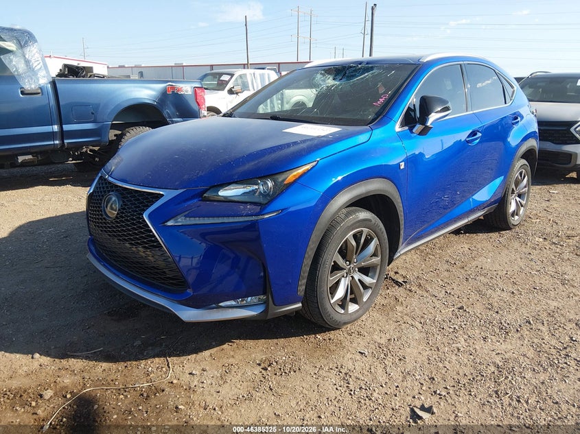 Vin: jtjbarbz4g2072952, lot: 46885672, lexus nx 200t f sport 20162