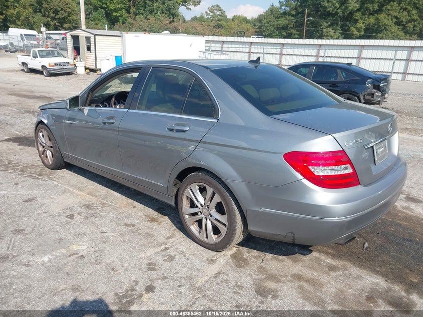 Vin: wddgf4hb3dr242699, lot: 46885809, mercedes-benz c 250 luxury 20133
