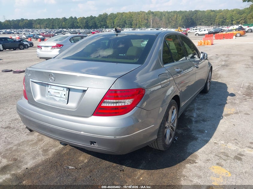 Vin: wddgf4hb3dr242699, lot: 46885809, mercedes-benz c 250 luxury 20134