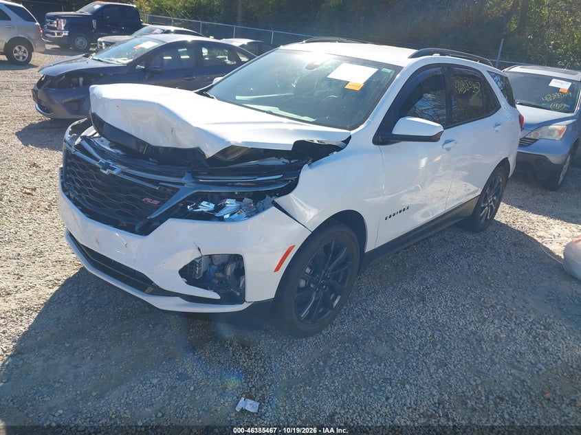 Vin: 3gnaxmeg8ps173580, lot: 46885814, chevrolet equinox fwd rs 20232