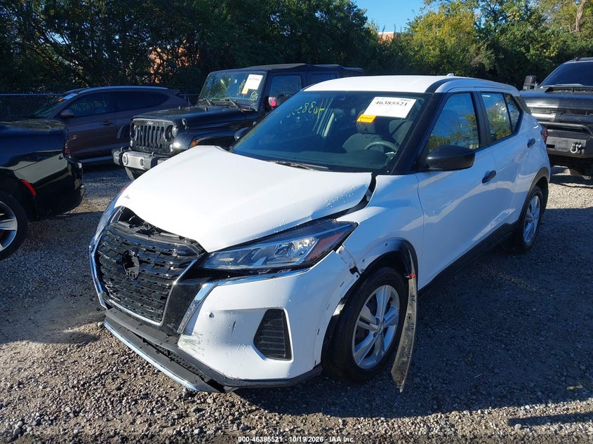 Vin: 3n1cp5bv1pl474487, lot: 46885868, nissan kicks s xtronic cvt 20232