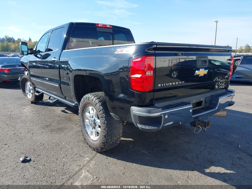 Vin: 1gc1kwe80ff182336, lot: 46885880, chevrolet silverado 2500hd ltz 20153