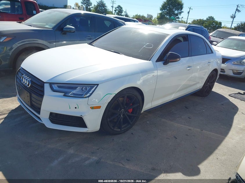 Vin: wauenaf48ja059894, lot: 46885883, audi a4 2.0t premium/2.0t tech premium 20182