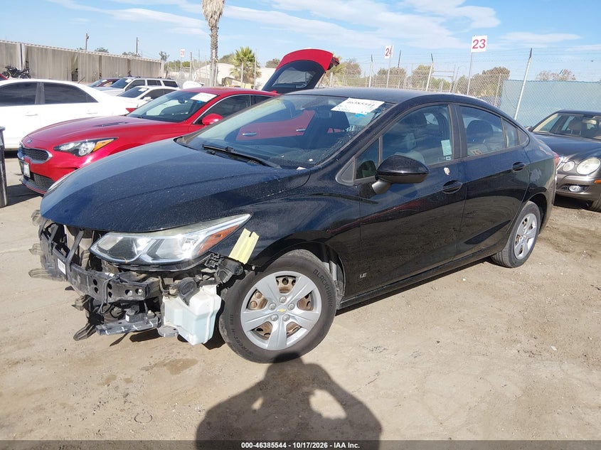 Vin: 1g1bc5smxh7226281, lot: 46885891, chevrolet cruze ls auto 20172