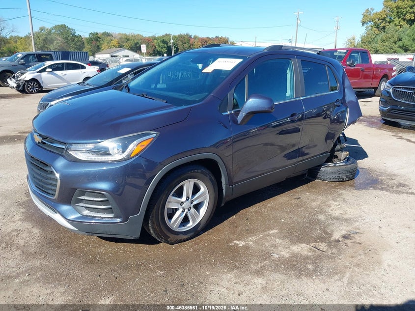 Vin: 3gncjlsb2jl390556, lot: 46885908, chevrolet trax lt 20182