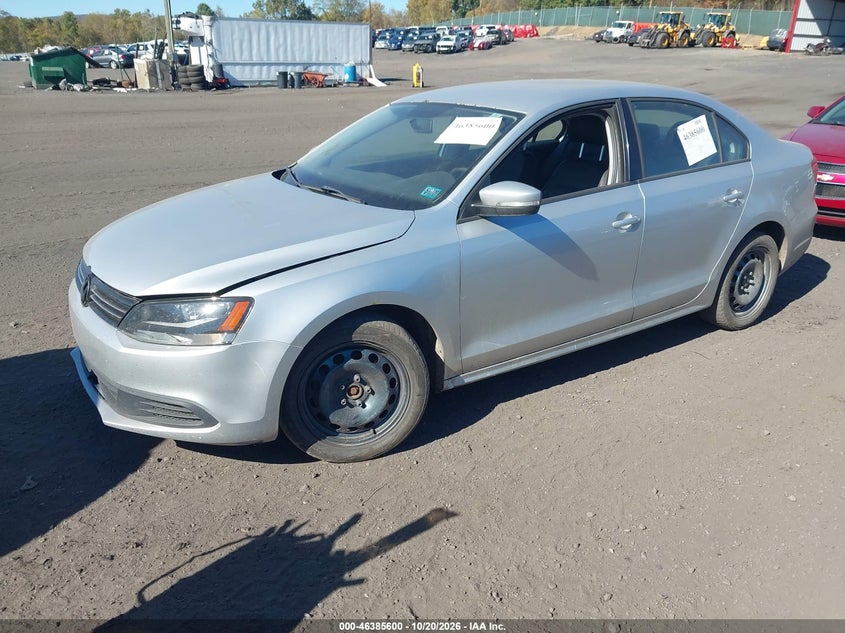 2012 Volkswagen Jetta 2.5L Se, Right Side, IAAI, VIN 3VWBX7AJ9CM014983 — photo 2