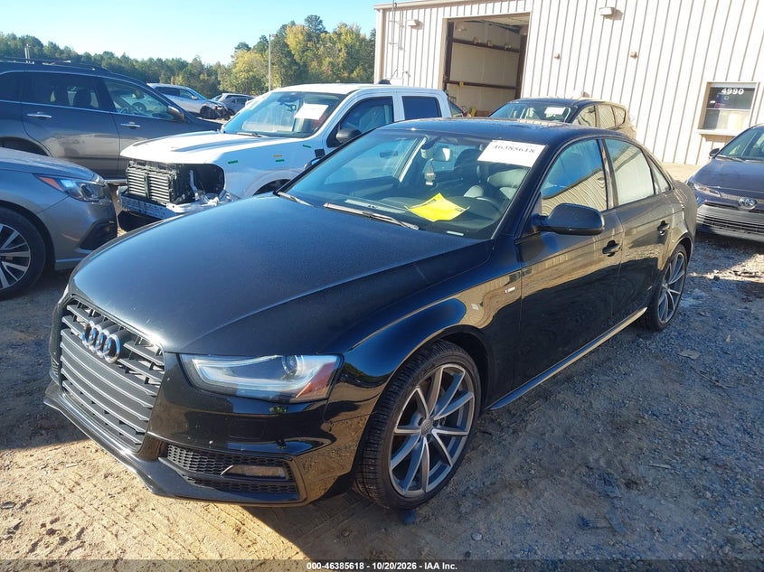 2016 Audi A4 2.0T Premium, Удар спереди, IAAI, VIN WAUBFAFL7GN013871 — фото 2