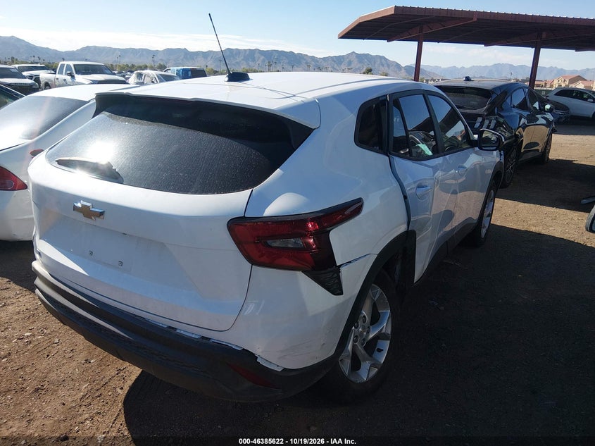 Vin: kl77lfep5tc009985, lot: 46885969, chevrolet trax fwd ls 20264