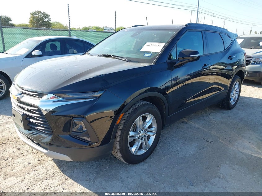 2019 Chevrolet Blazer, Hail, IAAI, VIN 3GNKBHRS2KS612743 — photo 2