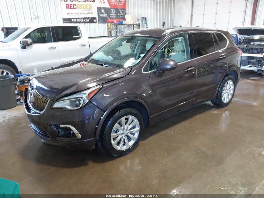 2017 Buick Envision Essence, Удар спереди, IAAI, VIN LRBFXDSA1HD222889 — фото 2