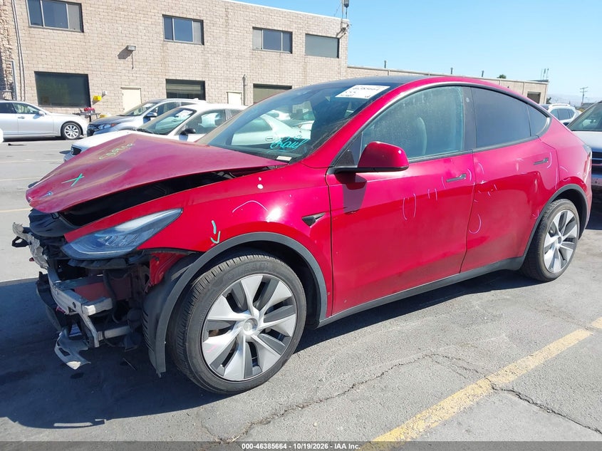 TESLA MODEL Y 2021 VIN 5YJYGDEEXMF217640