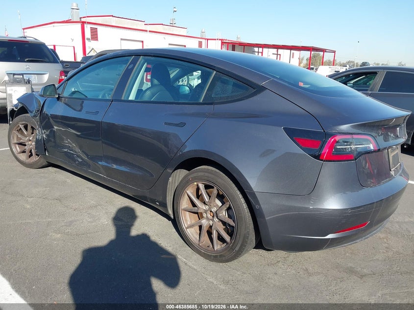 Vin: 5yj3e1ea0mf074743, lot: 46886032, tesla model 3 standard range plus rear-wheel drive 20213