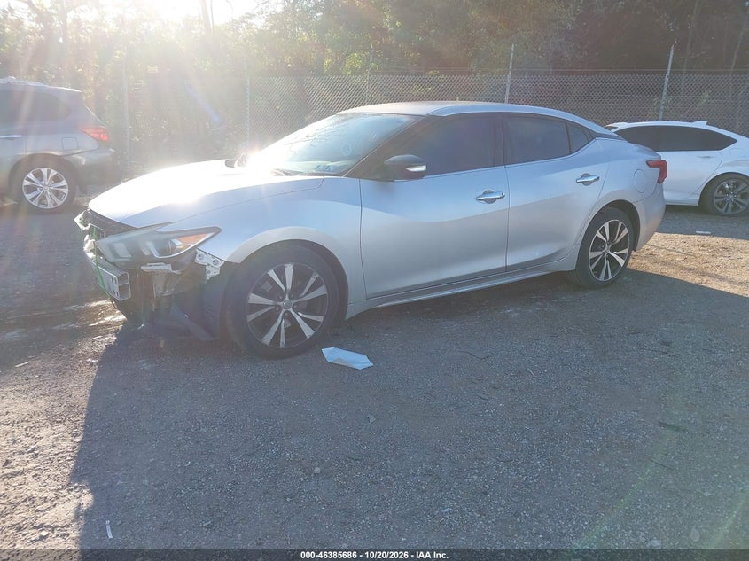 2016 Nissan Maxima 3.5 Sv, Front End, IAAI, VIN 1N4AA6AP0GC430108 — photo 2