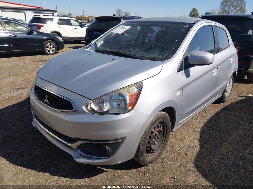 Vin: ml32a3hj9hh000583, lot: 46886044, mitsubishi mirage es 20172