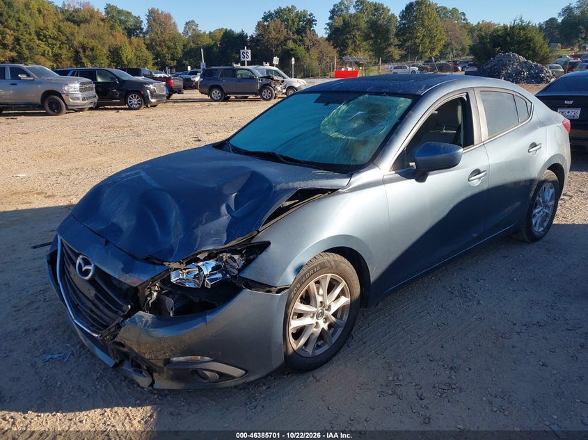 Vin: 3mzbm1v73fm230398, lot: 46886048, mazda mazda3 i touring 20152