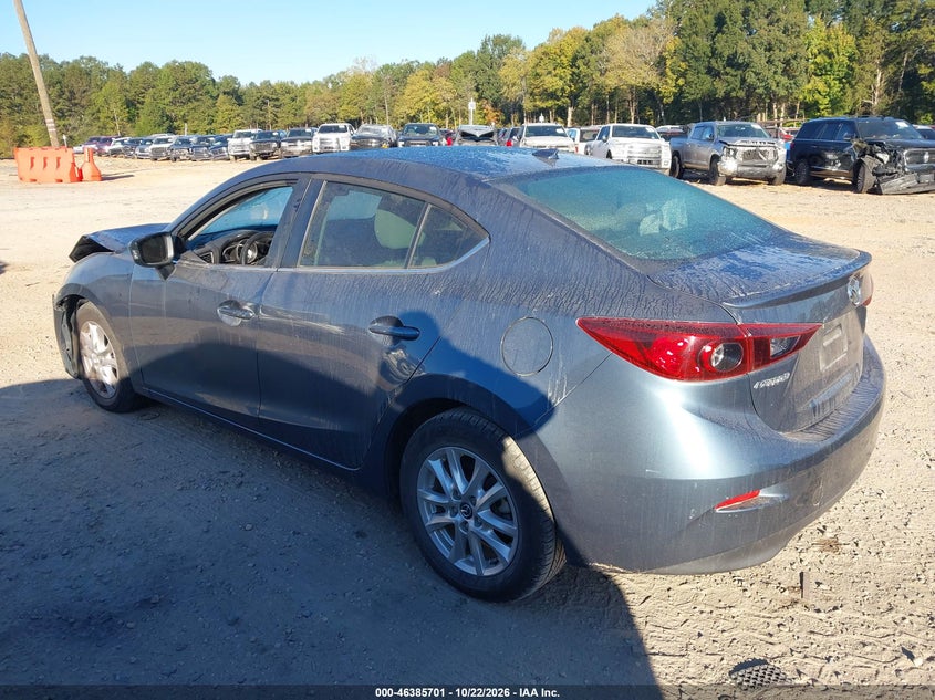 Vin: 3mzbm1v73fm230398, lot: 46886048, mazda mazda3 i touring 20153