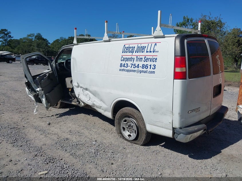 Vin: 1gcwgfca4c1131301, lot: 46886097, chevrolet express 2500 work van 20123