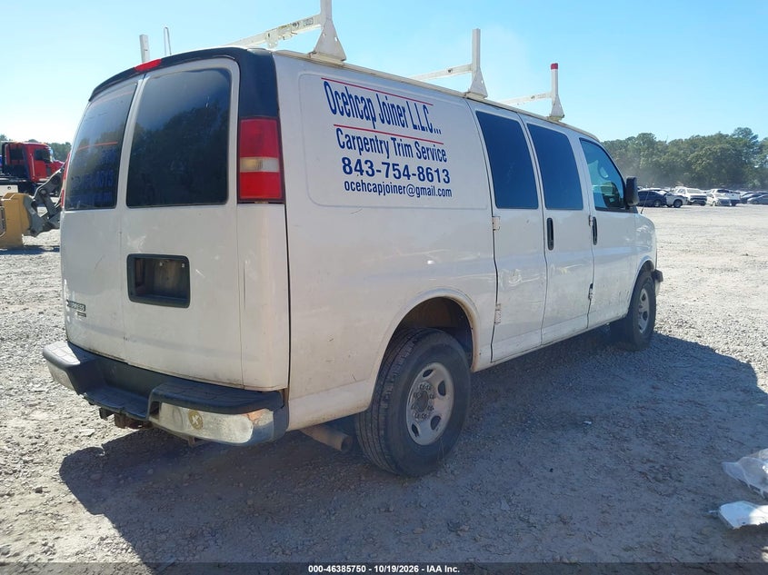 Vin: 1gcwgfca4c1131301, lot: 46886097, chevrolet express 2500 work van 20124