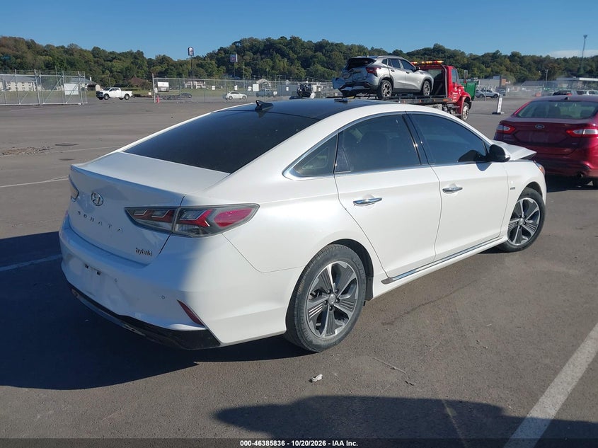 Vin: kmhe34l3xja086967, lot: 46886183, hyundai sonata hybrid limited 20184