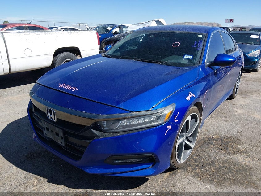 Vin: 1hgcv1f35ka050199, lot: 46886193, honda accord sport 20192