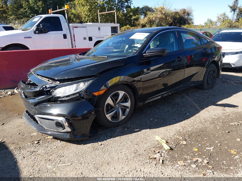 Vin: 2hgfc2f60kh559590, lot: 46886227, honda civic lx 20192