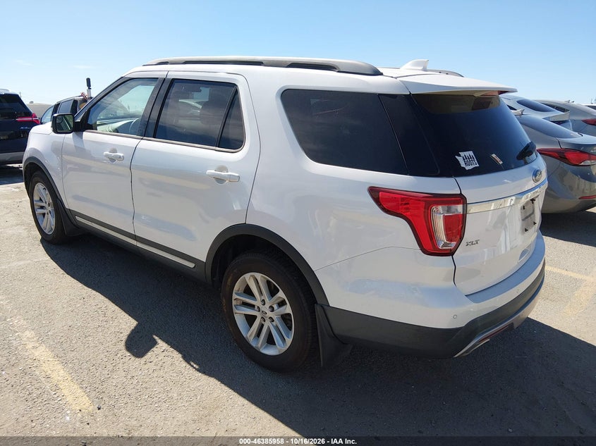 Vin: 1fm5k7d82ggc22898, lot: 46886305, ford explorer xlt 20163